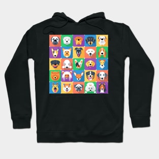 Dogs flat design Hoodie